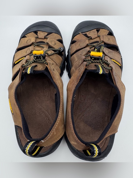 Keen Newport H2 Waterproof Bison Brown Leather Sport Hiking 